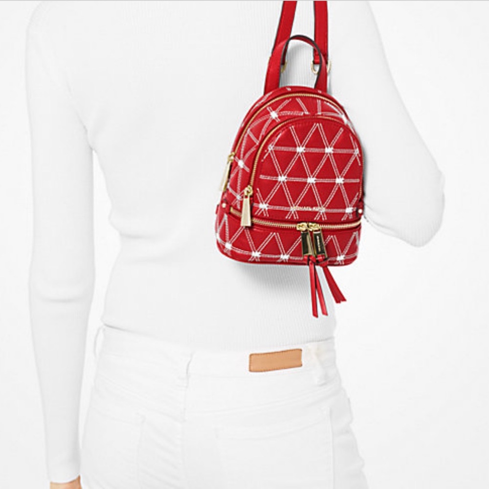 Rhea Mini Quilted Leather Backpack